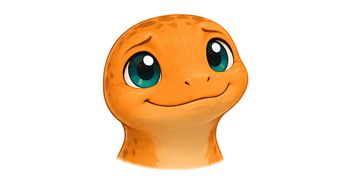 Mandra, a mascote da FalaMandra, com expressão preocupada, tentando lembrar