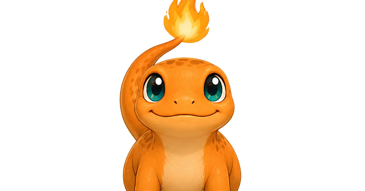 Mandra, a mascote da FalaMandra, de frente, com olhar confiante